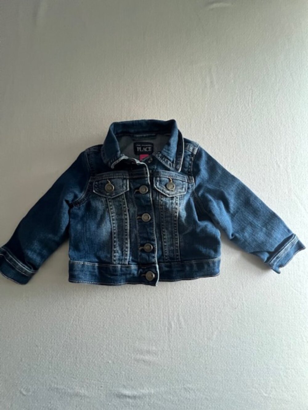 The‎ Children's Place denim jacket trucker-style faded wash